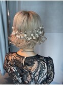 【ボブアレンジ】結婚式/浴衣/着付/銀座/ヘアセット/アレンジ