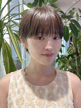 ピークアブー アヴェダ アトレ恵比寿(PEEK-A-BOO AVEDA) 骨格美を活かす大人のマッシュショート/前髪あり