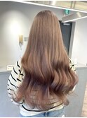 池袋東口ハイトーンカラーミルクティーピンクベージュブロンド◆