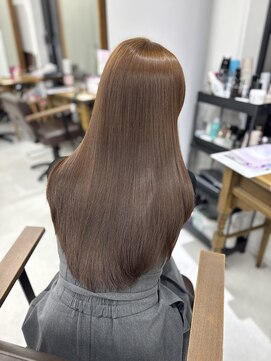 ハピネス 梅田茶屋町店(HAPPINESS) 韓国ヘア/レイヤー/髪質改善/顔周り/ブリーチなしマロンブラウン