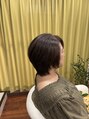 プチボヌール 久しぶりのショートヘア!お任せ頂きありがとうございました。