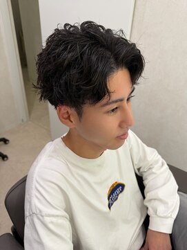 ホワイト(White) メンズミディアムショート