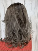 シルバーグレージュハイライト☆