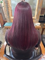 エカム(e-kam)&nbsp;【e-kam】髪質改善ボルドーメテオカラー