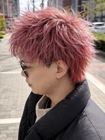 ノイセルヘアー(Noisyle Men's hair) リバースセンターパート/ニュアンスパーマ/ダウンバング/MEN'S