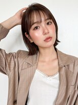 ファナ(fha-na)&nbsp;☆切りっぱなしボブ　韓国風ミディアムレイヤー☆イメチェン