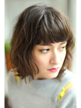 ギフトサニーサイド(gift sunny side) gift＊マットアッシュ×無造作ウェーブ