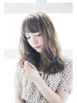 プリズム ヘアーデザイン みずほ台店 外国人風　透け感ミックス