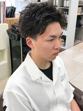 アンルポン(un.le.pont) [m]★un le pont★ワイルドアップバングツーブロベリーショート