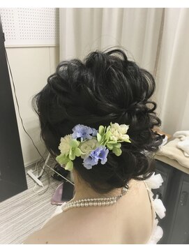 ヘアアンドケア エジェリラボ(hair&care egerie lab) 【egerie lab.高崎】　大人のフェミニンアップスタイル♪