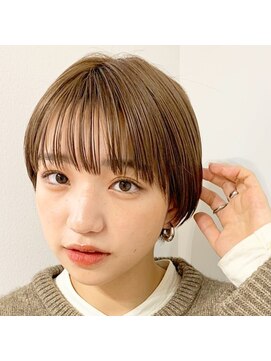 ラナ 渋谷(Lana) 【Chill】大人かわいいピンクベージュクールショートマッシュ