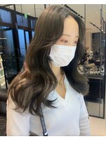 キーン 吉祥寺店(keen)&nbsp;《NANAKO》レイヤーカット×オリーブグレー