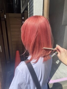 ピンクアーニャカラー L モノ 渋谷 Mono のヘアカタログ ホットペッパービューティー