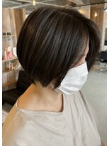 アルム(hair salon Alum) 大人ショートボブ　乾かすだけの朝ラクスタイル☆