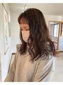 外人風柔らかパーマ