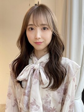 フォルテミラ(FORTE MILA) 韓国前髪オルチャンヘア×大人ガーリーシルキーベージュ