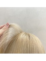 レア 渋谷(Le'a) ダブルカラー ミルクティーベージュ