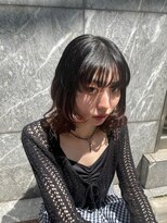 グラニュー(granew) シースルーバング×外ハネウルフ
