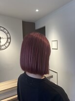 ヘアースタジオ エフ(Hair studio f) ピンクカラー