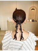 *ツインアレンジ/タイトアレンジ/パーティヘア/ヘアセット