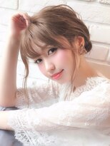 アルケー ヘアアンドヘッドスパ 錦糸町南口店(arche Hair&head spa)&nbsp;インナーグレージュ/マチルダボブ/前髪/ピンクベージュ/錦糸町