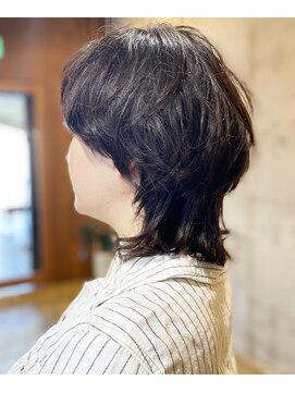 ビミュ(vimu) マッシュウルフパーマ  [ショート/パーマ/三宮/元町/縮毛矯正]