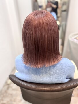 ウィズ ANNEX店(With) 【with annex店 稲田】ボブ×ピンクベージュ