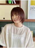 前上がりボブ