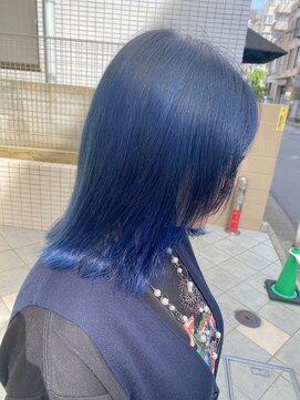 ヘアーアンドメイク ブロッサム 志木南口店(HAIR&MAKE Blossom) ブルー