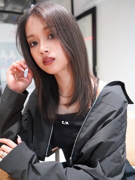 アンジェリカ JR奈良駅前店(ANGELICA) ANGELICA グレージュカラー 透明感カラー セミディ