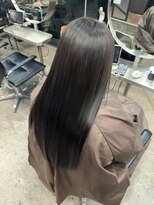 ジーナ 船橋(Zina)&nbsp;髪質改善＊ロングレイヤーグレーベージュ＊美髪【Zina船橋】