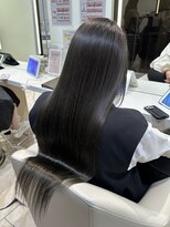 ケンジ 平塚 アネッタ(KENJE annetta) 艶髪ストレート　髪質改善トリートメント　髪質改善カラー