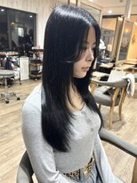ヘブンリー(heavenly)&nbsp;レイヤースタイル/韓国風レイヤー/韓国風ヘア/韓国風黒髪