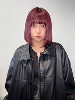 ベル(BEL) 【ハイトーンカラー】ワインレッド