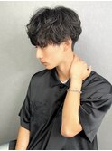 シャドウパーマ/メンズマッシュパーマ/韓国