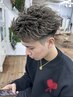 ☆小枝優生限定☆似合わせカット＋スパイキーフェザーパーマ ￥11,100