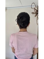フランチェスカ(Francesca)&nbsp;ヘアアレンジ　おだんごヘア　簡単ヘアアレンジ