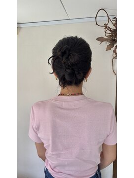 フランチェスカ(Francesca) ヘアアレンジ　おだんごヘア　簡単ヘアアレンジ