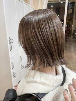 ヘアーサロン リベット(hair salon Libett)の写真/【HPB AWARD 2025 ベストサロン部門 注目サロン選出 加古川/縮毛矯正】髪質改善メテオカラーでサラ艶髪へ◎