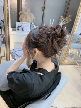 シャーマン(SHERMAN) 高めお団子アレンジ♪