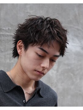 レタッチバイフィフス(RETOUCH by fifth) 原宿スパイキーショートソフトツイストメンズカット30代