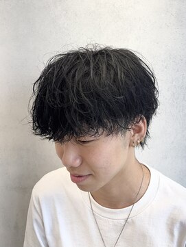 MEN’S HAIR/サーフカール/刈り上げセンターパート/髪質改善/