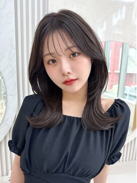 アフロート エル 錦糸町(AFLOAT L) 【20代30代】クラゲヘアーレイヤーボブ/黒髪/暗髪/小顔レイヤー