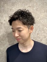 キタセンジュバーバー バイ ティーズ(KITASENJU BARBER by T's)&nbsp;アップバング　ツイストスパイラル　ショート　ツーブロック