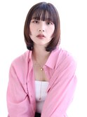 ダークアッシュ×顔周りレイヤー×大人ガーリー20代30代40代