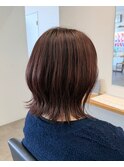 ピンクブラウン3.02似合わせカット