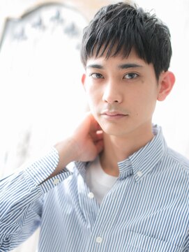 メンズヘア ビーセカンド 草加店(MENS HAIR B-2) 20代30代ビジネス黒髪リクルートベリーショート韓国ヘアa草加