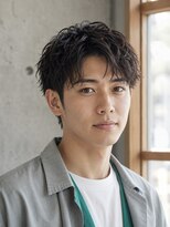 カラン エ ノエル(Calin et Noel) No.68 Men's/センターパート/ニュアンスパーマ/アップバング