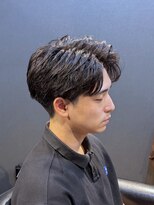 ビーダンディー(Bee dandy) ビジネスツーブロックショート ニュアンスセンターパート