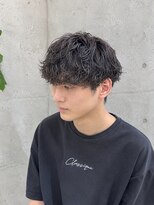 ブレスボーオム 明石(Breath beauu Homme Akashi)&nbsp;▼波巻きマッシュスタイル▼メンズ/パーマ/明石/西明石/大久保